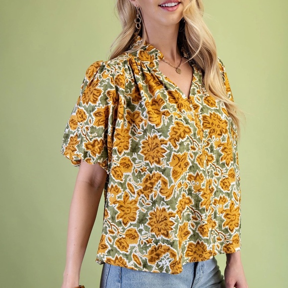 NWT floral Blouse Top - Picture 5 of 6